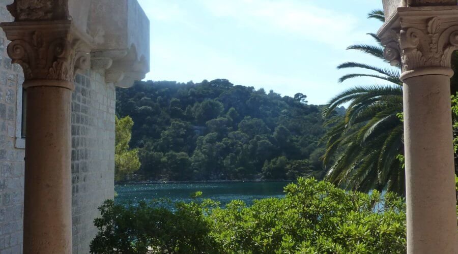 Mljet Island national park monastery