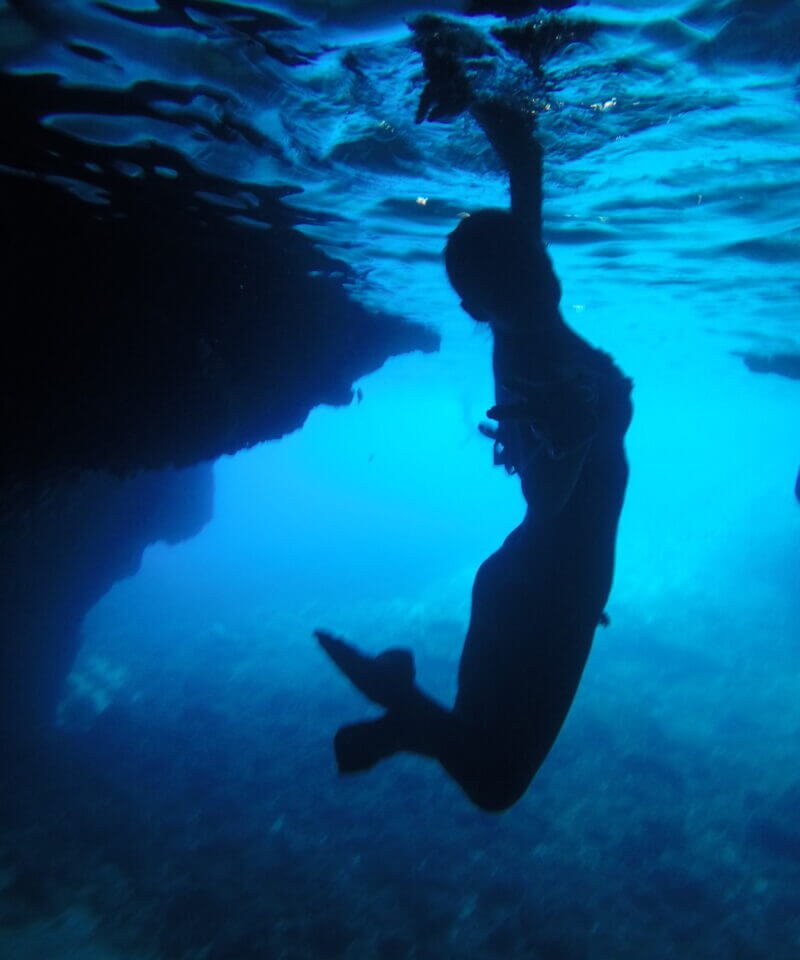 blue cave tour